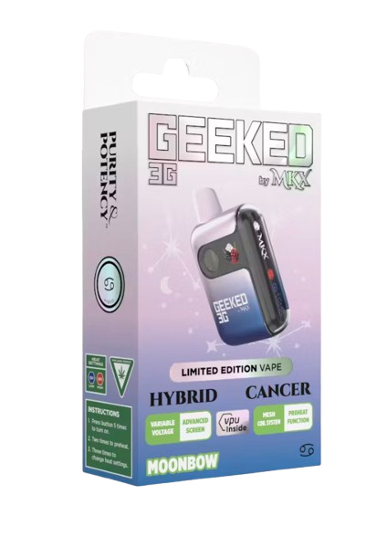 Photograph of product: Geeked | Moonbow | 3g Disposable