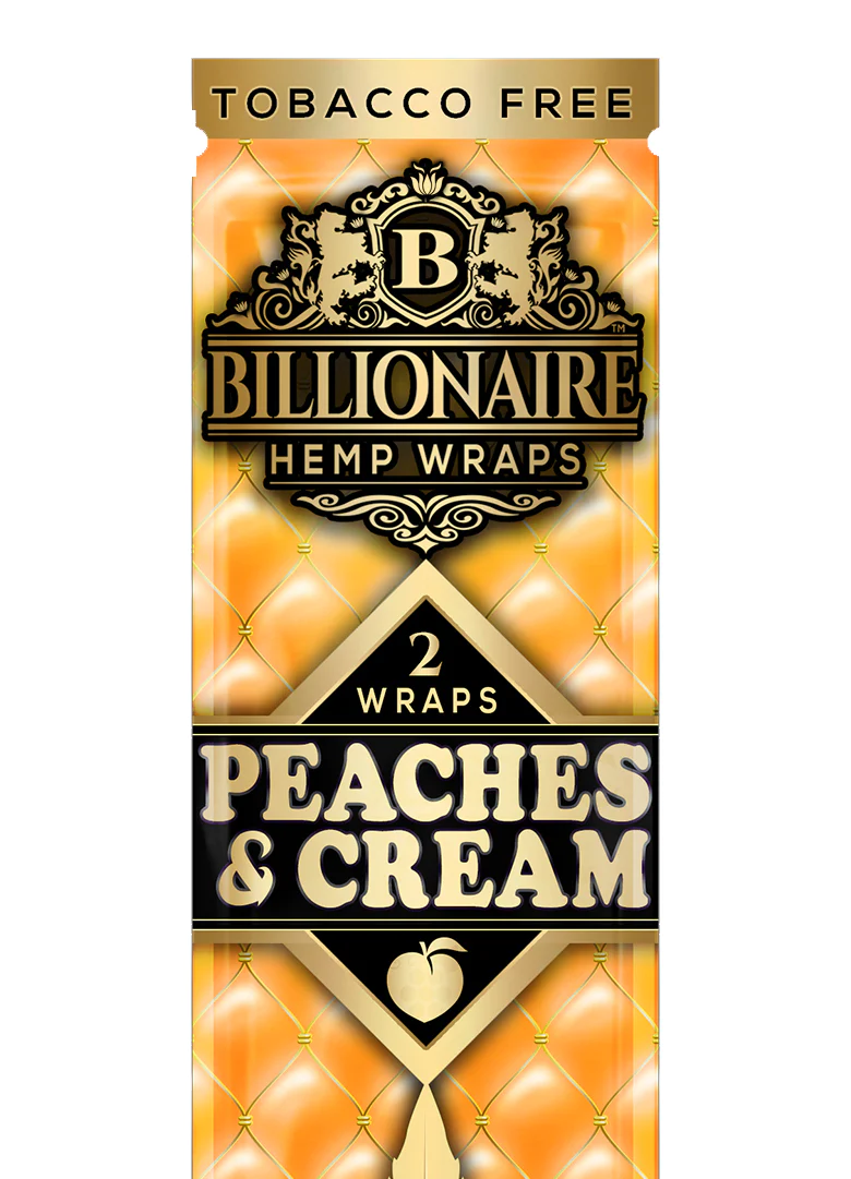 Photograph of product: Peaches and Cream 2pk Billionaire Hemp Wraps