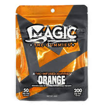 Photograph of product: Magic | Orange | 200mg Gummies