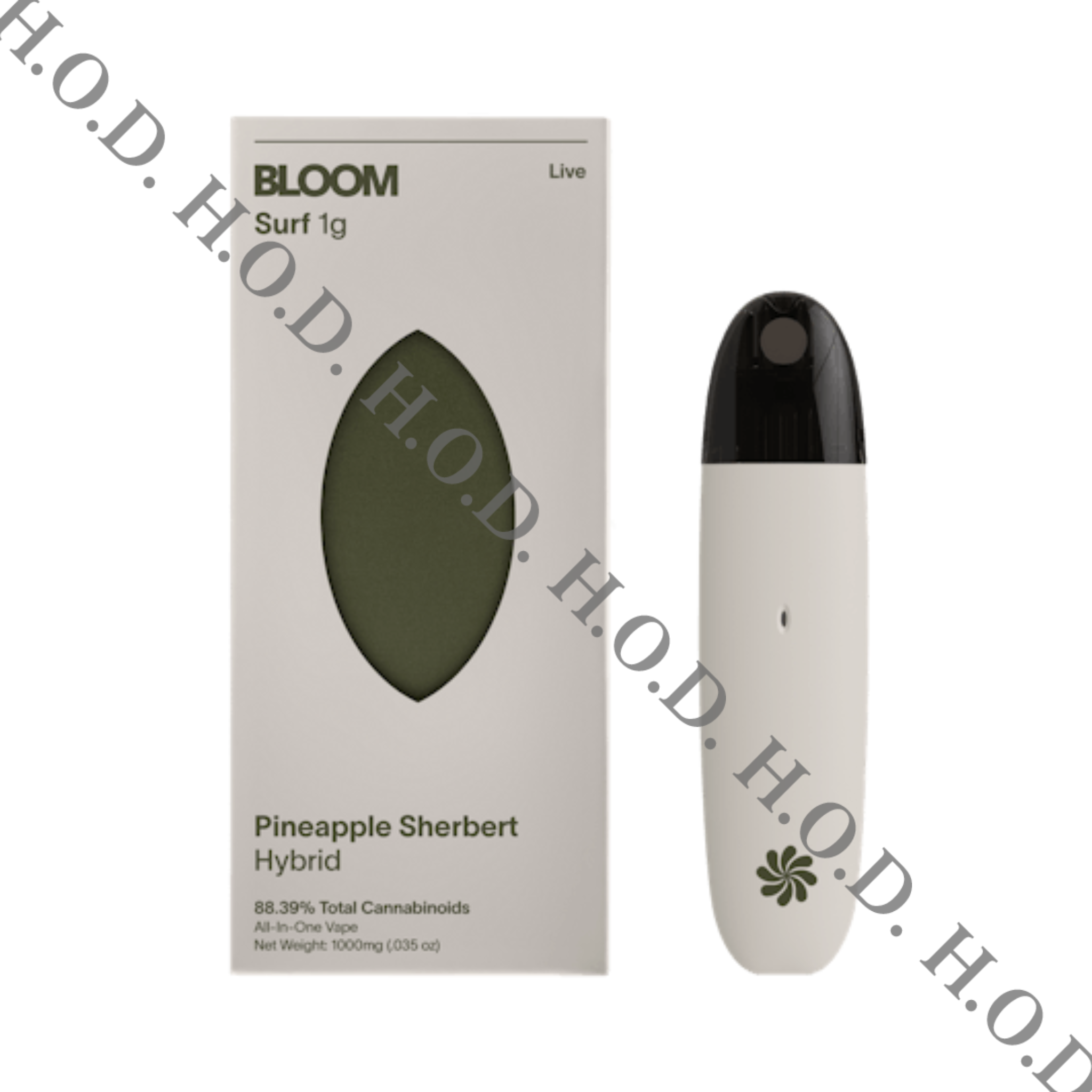 Photograph of product: Bloom Pineapple Sherbert Live Disposable 1g