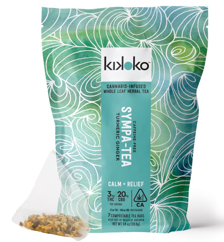 Photograph of product: KIKOKO SYMPA-TEA 7 PACK 20:3 CBD:TH-oui 21MG