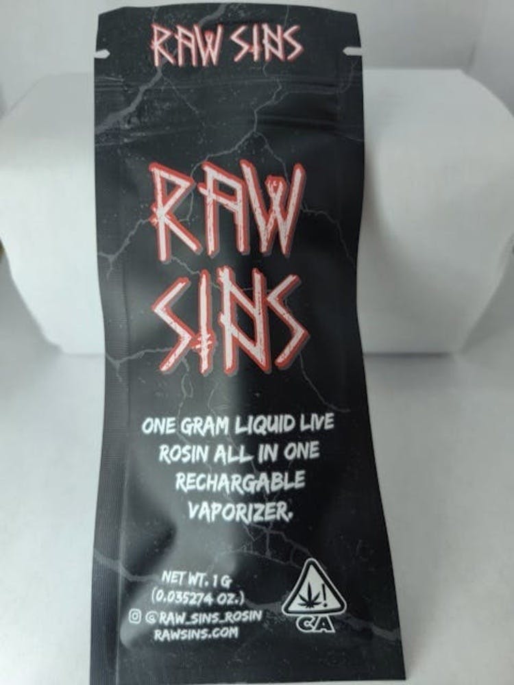 Photograph of product: Raw Sins - King Of The Jungle - disposable