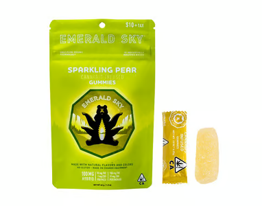 Photograph of product: Sparkling Pear Hybrid Gummies