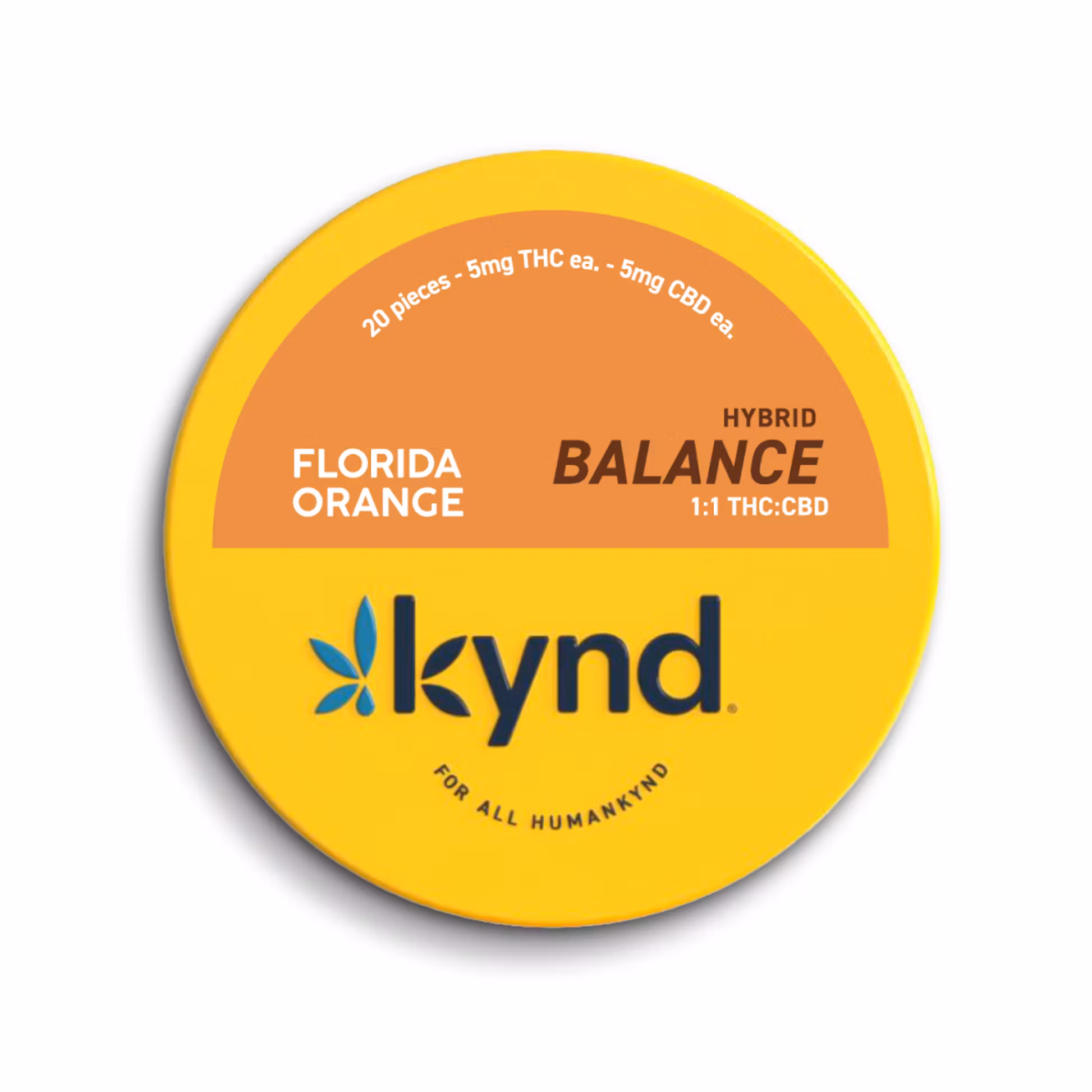 Photograph of product: Gummy - 100mg/20pc - Florida Orange Balance