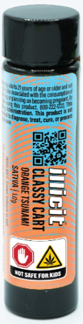 Photograph of product: Illicit Orange Tsunami (H) Cartridge 1g