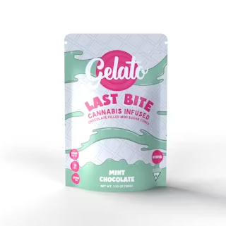 Photograph of product: Gelato Last Bites Mint Chocolate Edible 200mg