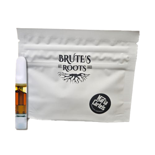 Photograph of product: Brute's Roots | Rico Sour  | Vape Cart | Disposable | 1g