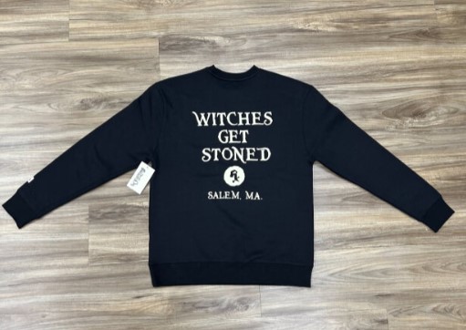 Photograph of product: Rx / Witches Get Stoned Black Crew 2XL