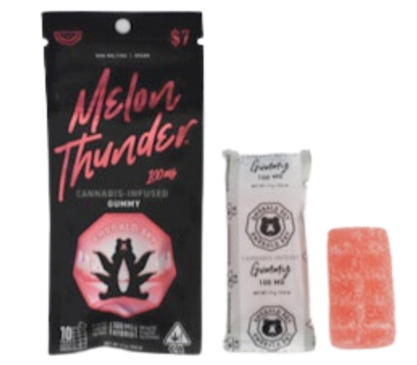 Photograph of product: MELON THUNDER [H] SINGLE GUMMY - 100 MG