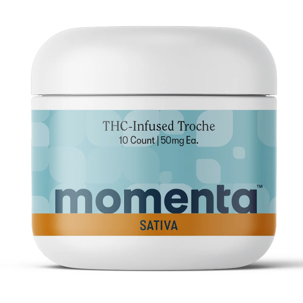 Photograph of product: Momenta Watermelon (S) Troches 50mg (10pk)