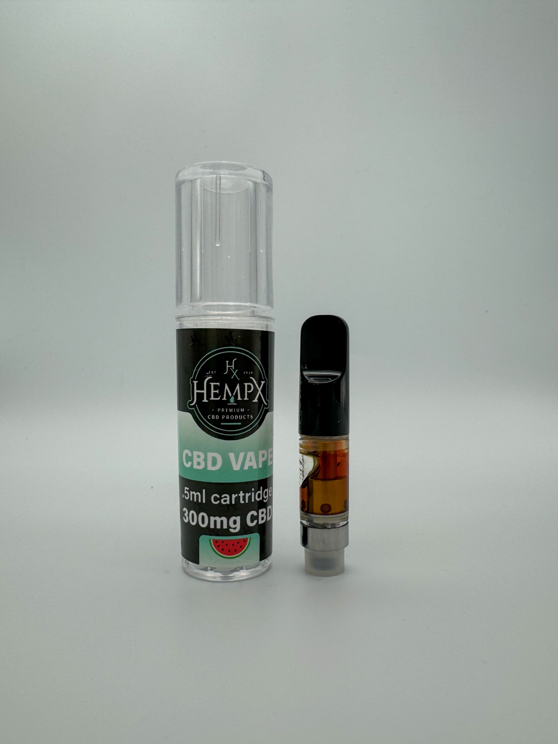 Photograph of product: Watermelon CBD Vape Cartridge 300mg