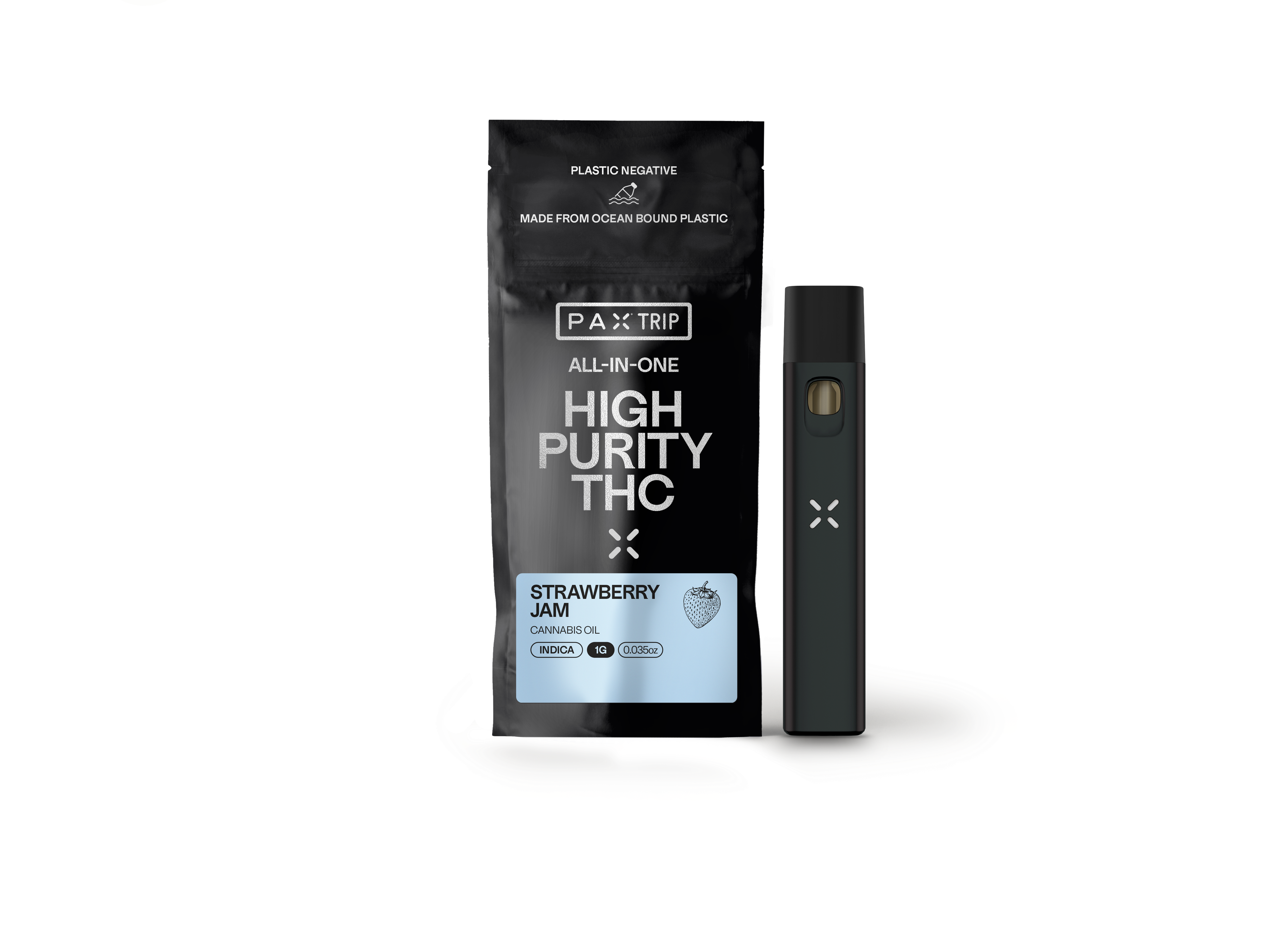 Photograph of product: PAX Trip High Purity | Strawberry Jam 1g