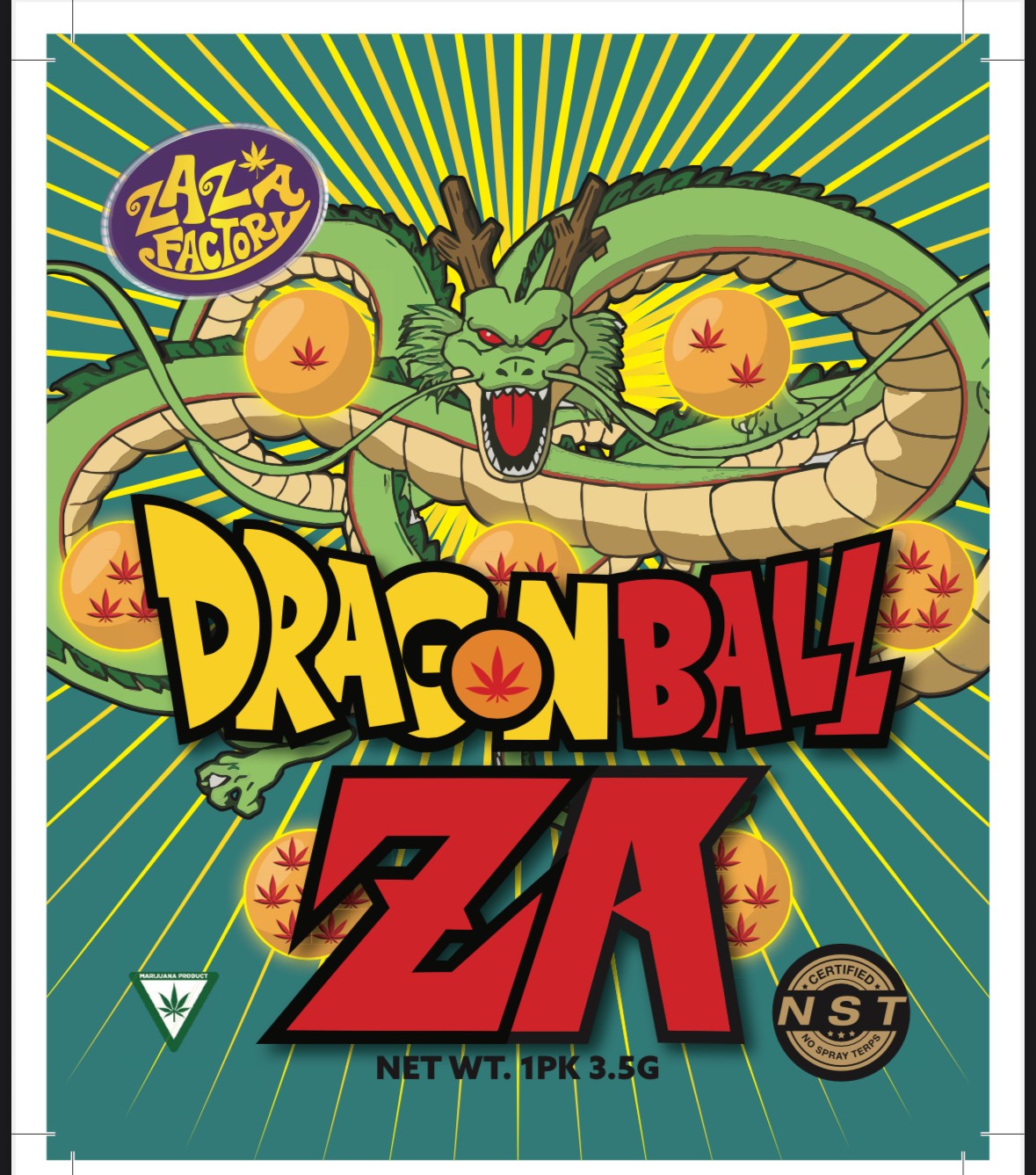 Photograph of product: Zaza Factory - Dragon Ball ZA - 3.5g