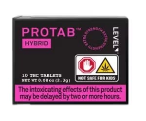 Photograph of product: Level | Protab Hybrid | Tablets | 10pk | 100mg