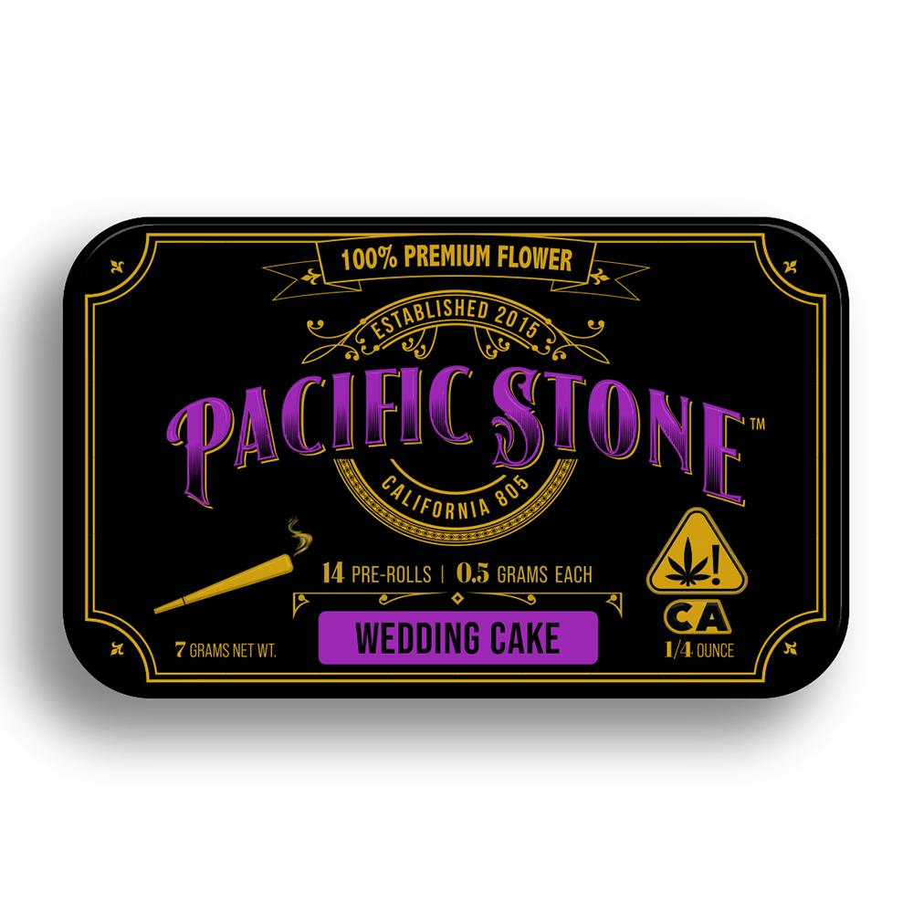 Photograph of product: Pacific Stone | Wedding Cake 14pk Prerolls   7 G   14 Pack