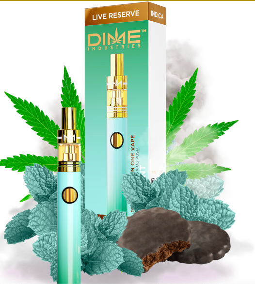 Photograph of product: Dime | Kushmints | Live Reserve Disposable (I)