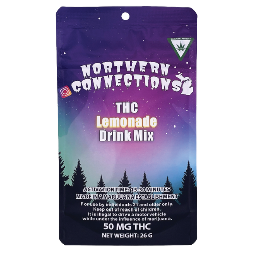 Photograph of product: Northern Connections Lemonade Dissolvable Drink Mix 50mg TH-oui