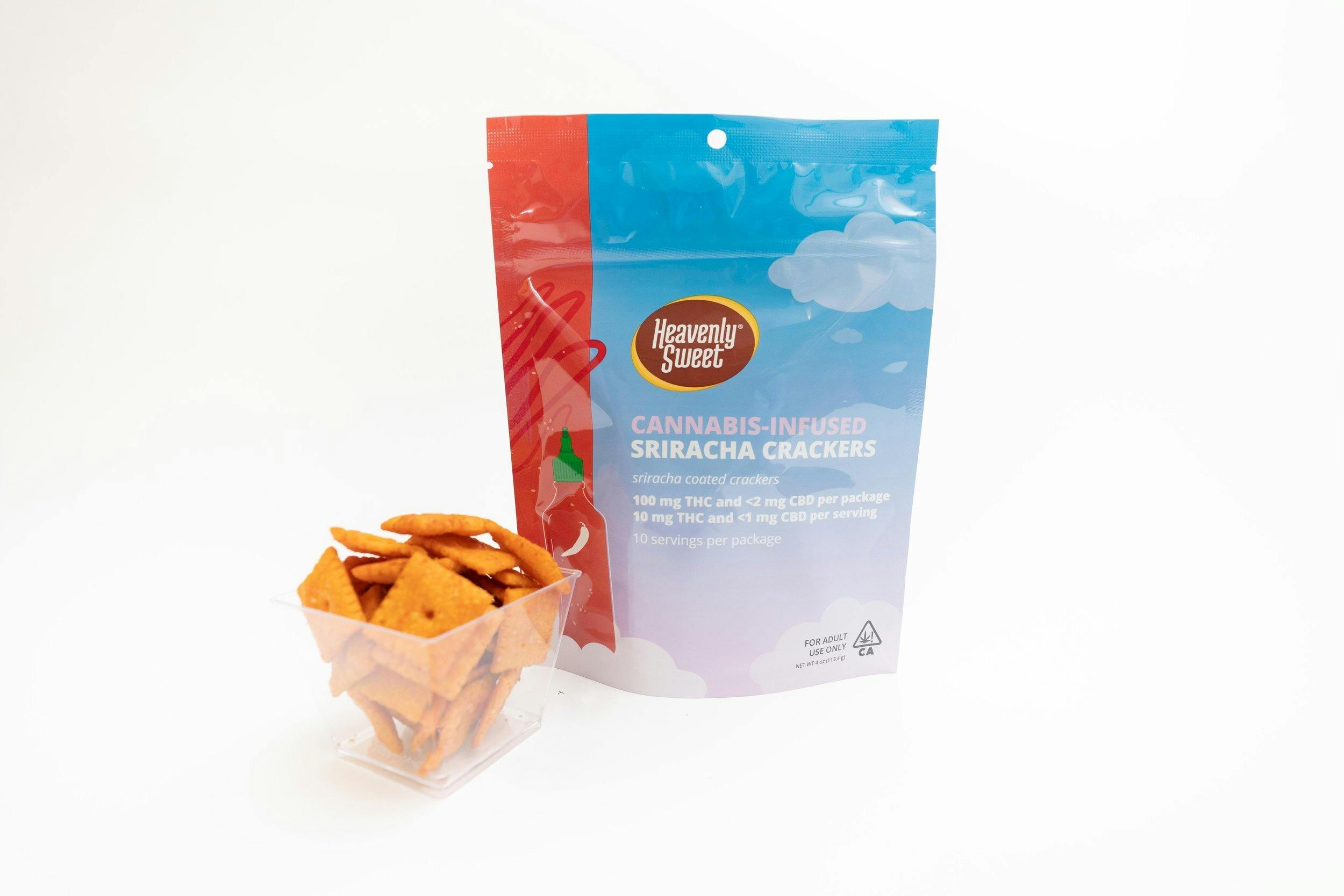 Photograph of product: Heavenly Sweet Sriracha Crackers $14