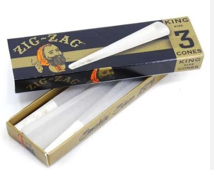 Photograph of product: Zig Zag King Size Cones - 3pk