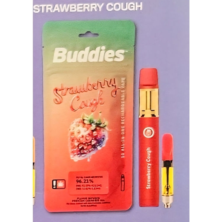 Photograph of product: Strawberry Cough - 1g (NtW) Flavored Distillate - Buddies