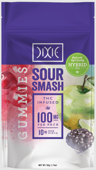 Photograph of product: Dixie - Gummy - Hybrid - Sour Smash - 100mg