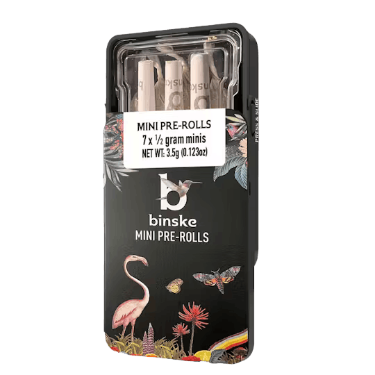Photograph of product: Binske | Sour Cakes | 0.5g/7pk Pre-Roll Pack