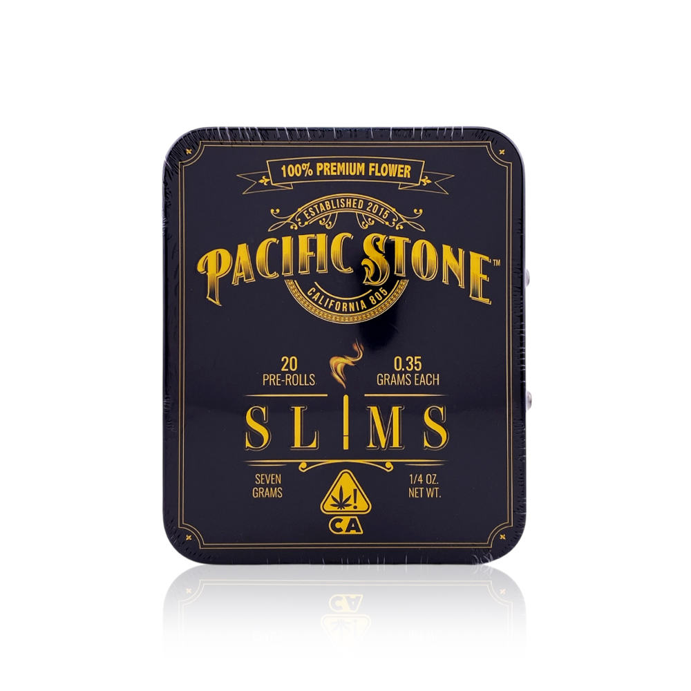 Photograph of product: PACIFIC STONE - Prerolls - High Fructose Corn Syrup - Slims - 20-Pack - 7G