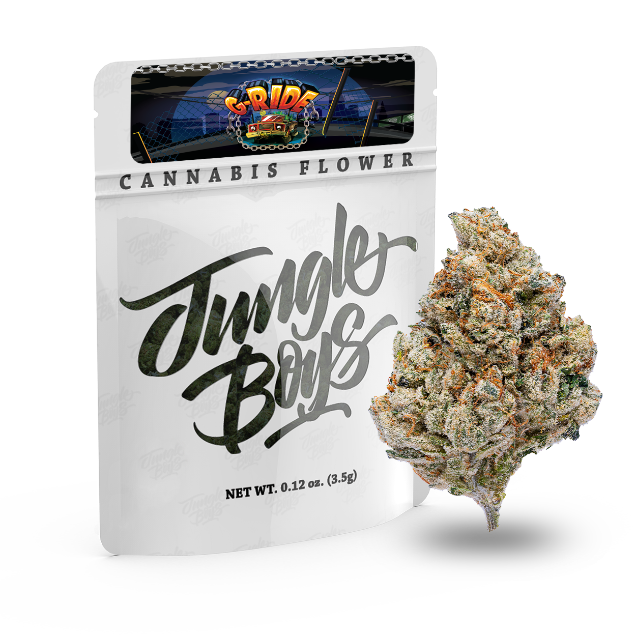Photograph of Product: Jungle Boys | G-Ride - 3.5g Mylar