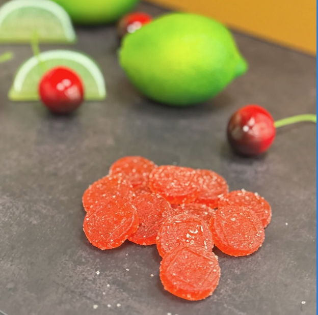 Photograph of product: Gummies | Coasting Cherry Punch Medium Dose 20ct | 00188