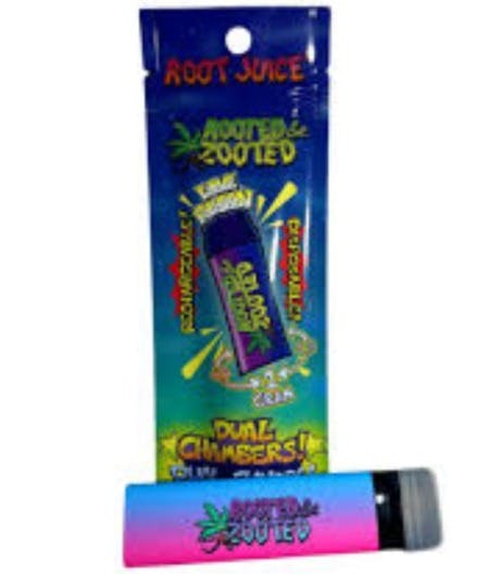 Photograph of product: ROOTED & ZOOTED | JELLY RANCHER | LIVE RESIN | .5G DUAL DISPOSABLE (MUST ORDER OTHER HALF - .5G P...