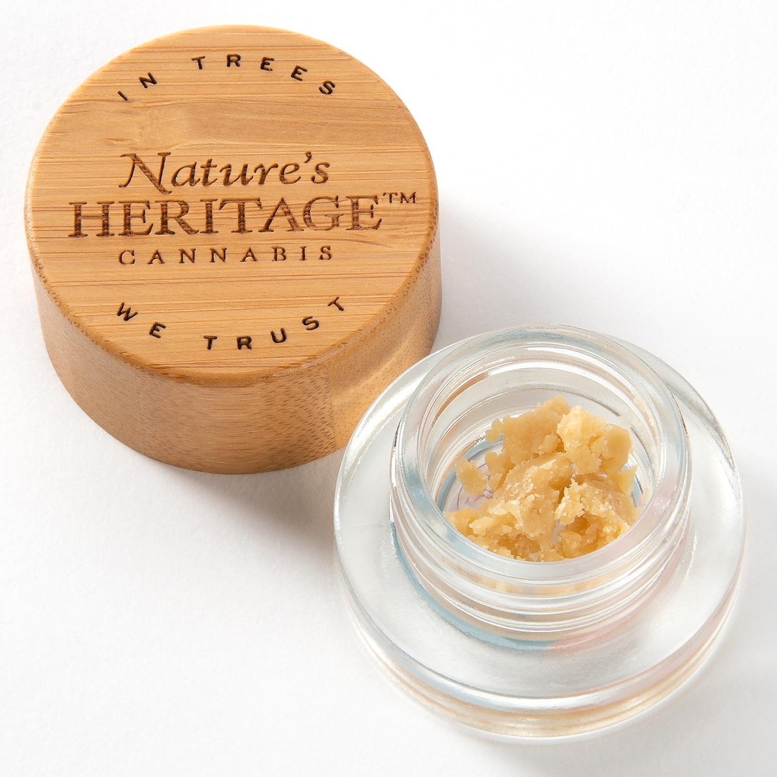 Photograph of product: NATURE'S HERITAGE Live Rosin Badder 1g: Governmint Oasis