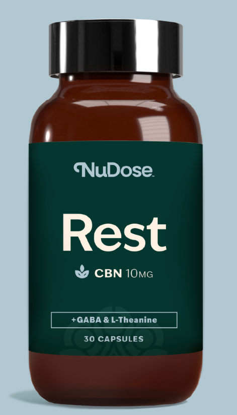 Photograph of product: NuDose | CBD | Capsules Rest (CBN 300 mg) | 30 ct