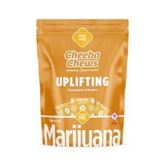 Photograph of product: Cheeba Chews | Taffy | Caramel Uplifting Mega Dose 1000mg