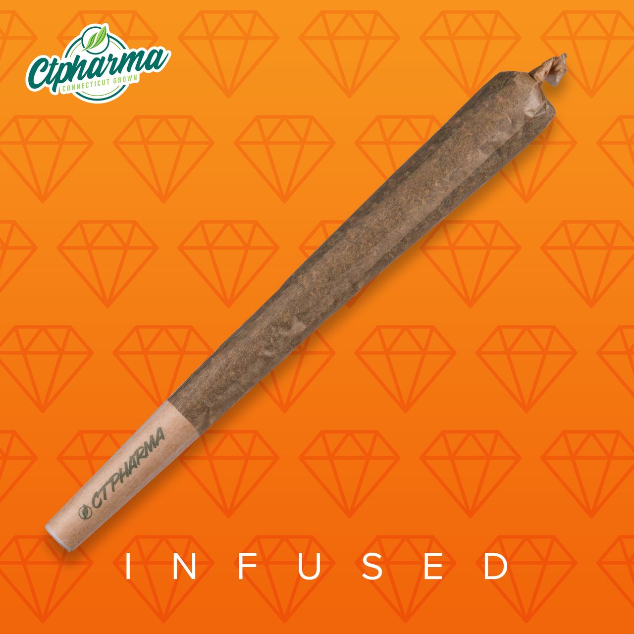 Photograph of product: CTPharma Snow Drift TH-ouiA Infused Pre Roll 41.86% (S) 1g - 26106