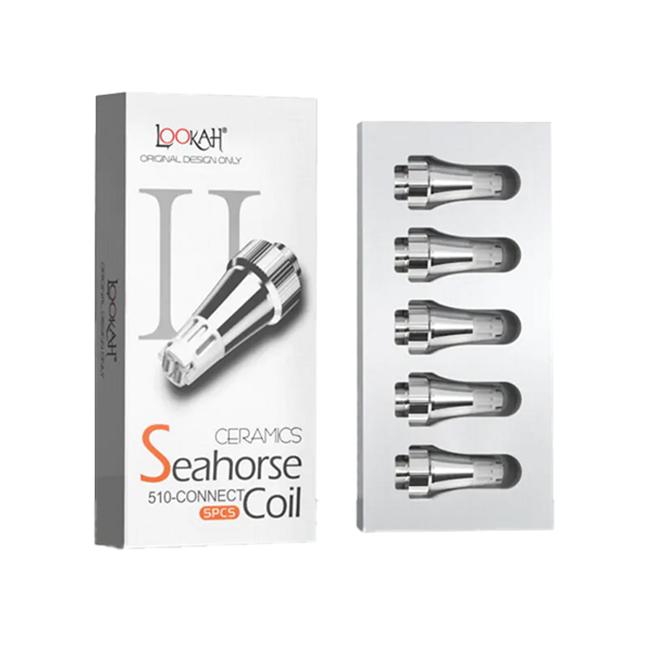 Photograph of product: Lookah | Seahorse Pro Tips | Ceramic Heating Elements | 5 pk