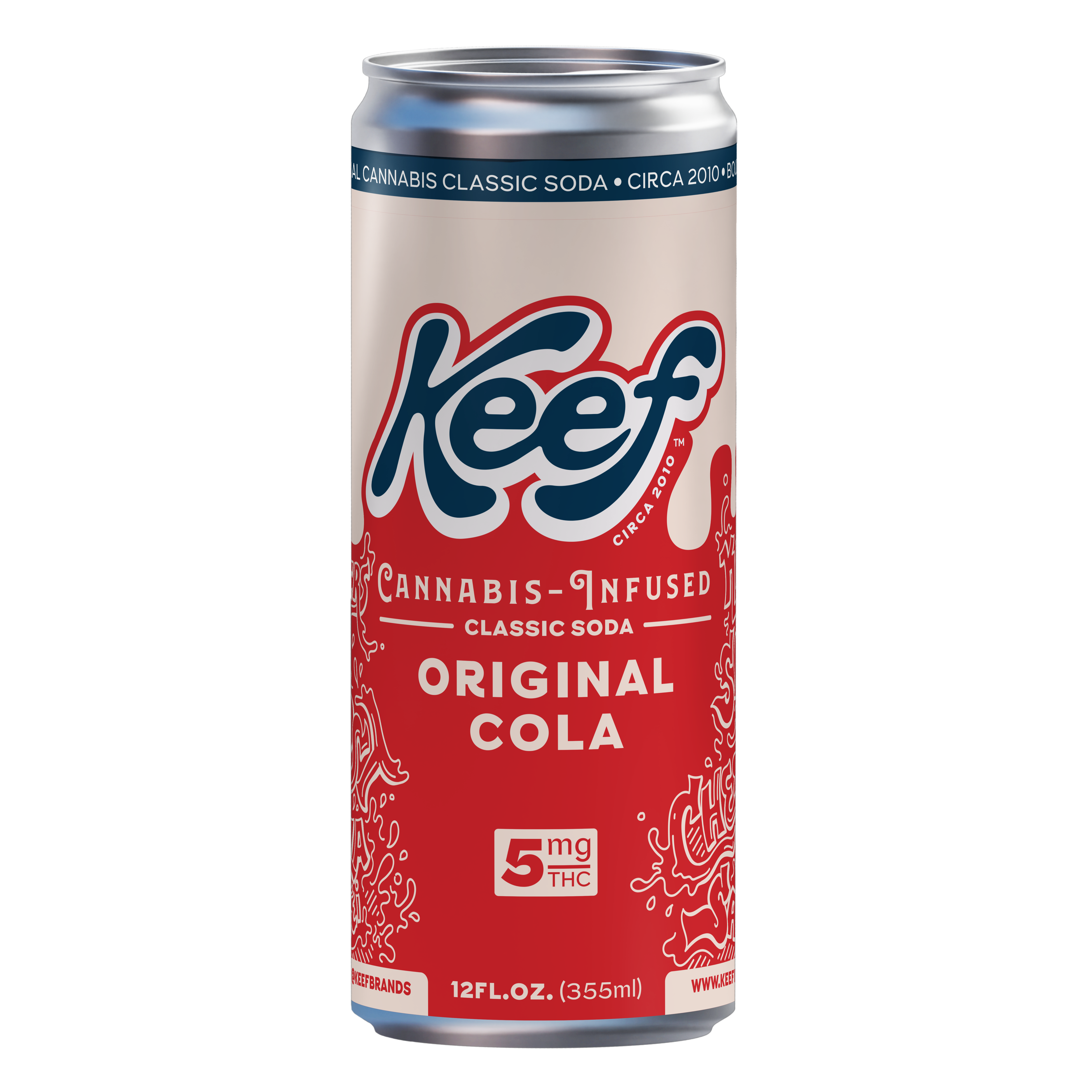 Photograph of product: Original Cola Classic Soda Infused Beverage 5mg (H)