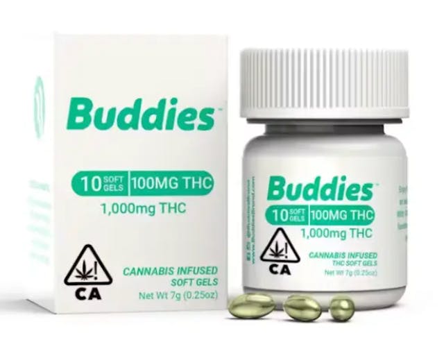 Photograph of product: TH-oui 1000mg | 10 x 100mg Softgels