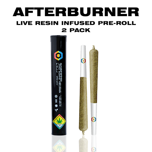 Photograph of product: Full Spec | Black Berry Cherry | Live Resin Afterburners | Infused Pre-rolls | .75g x 2