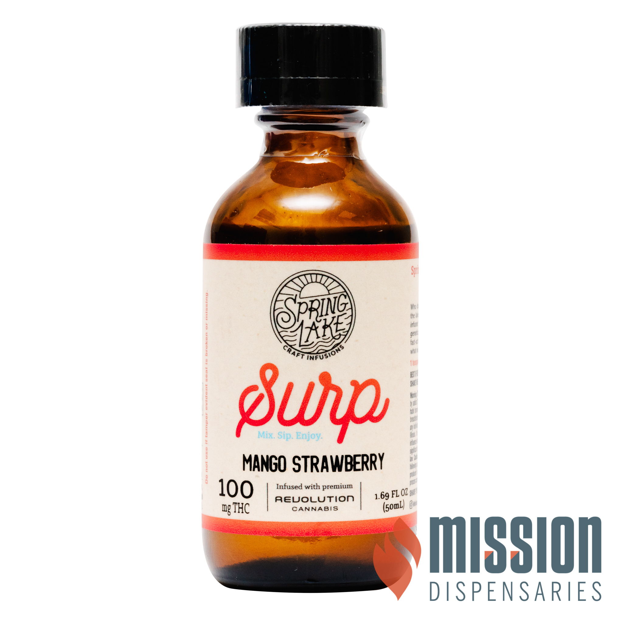 Photograph of product: Syrup | SURP Spring Lake | Mango Strawberry [50mL]