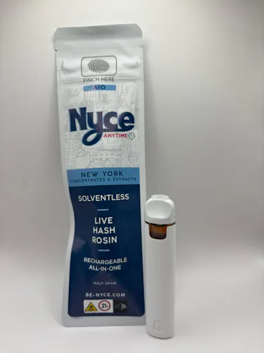 Photograph of product: Nyce | Disposable Vape | Rosin | Black Widow