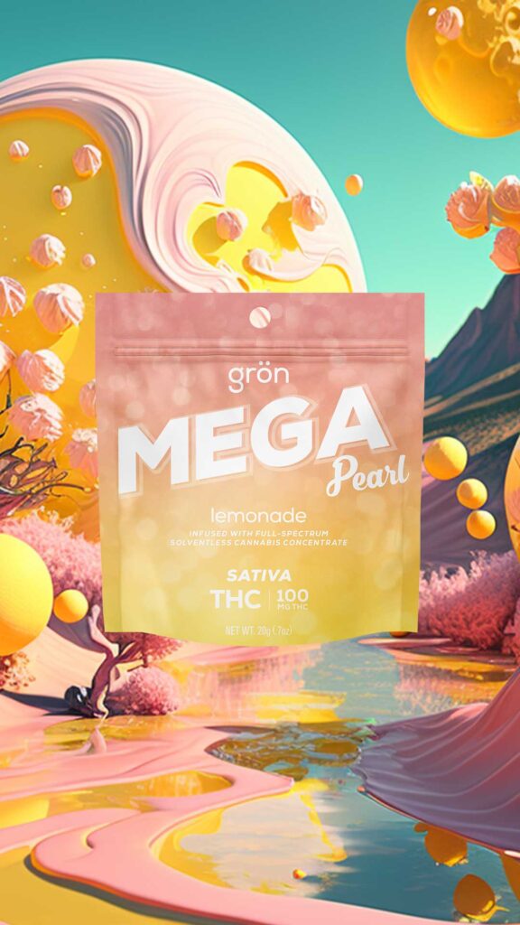 Photograph of product: Lemonade | Mega Pearl | Oui'd | 100mg