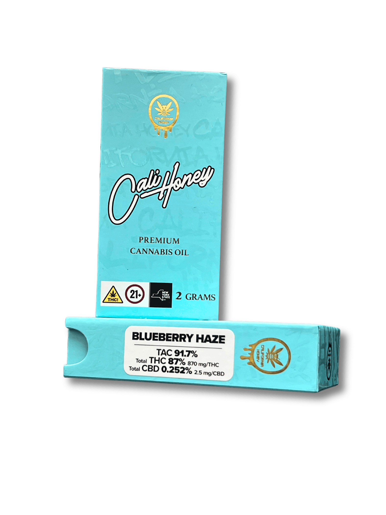 Photograph of product: California Honey- Blueberry Haze (H)- All In One Vape