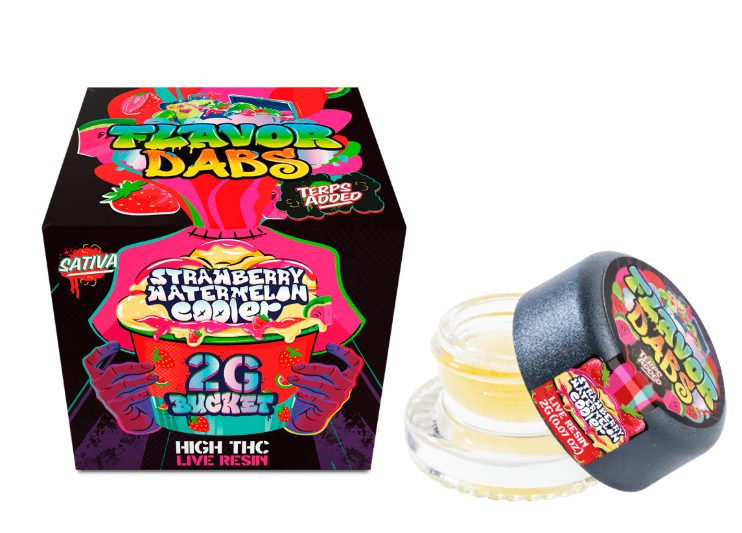 Photograph of product: STRAWBERRY WATERMELON COOLER LIVE RESIN 2G