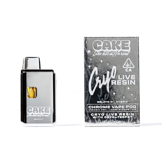 Photograph of product: Gelato 41 Cryo Live Resin Disposable