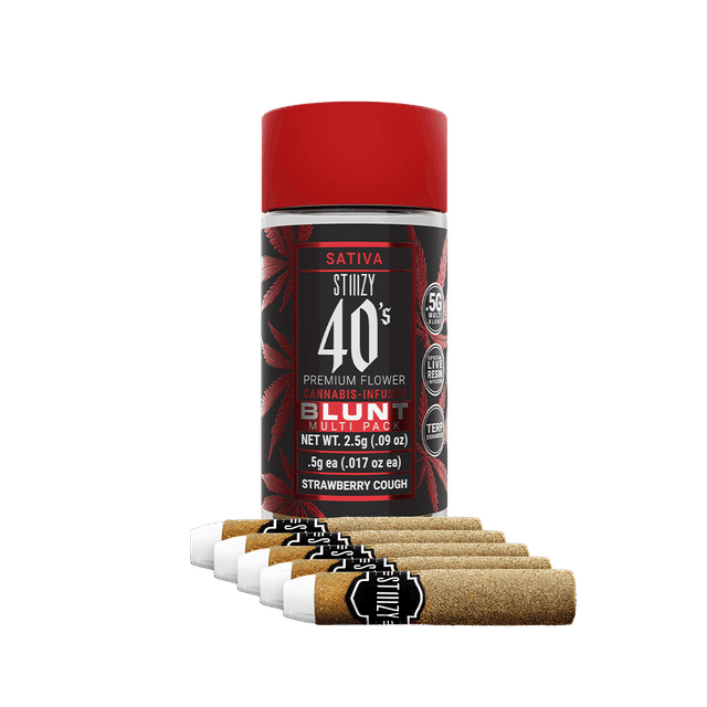 Photograph of product: $37.49 Mini Blunts 40s Strawberry Cough - 