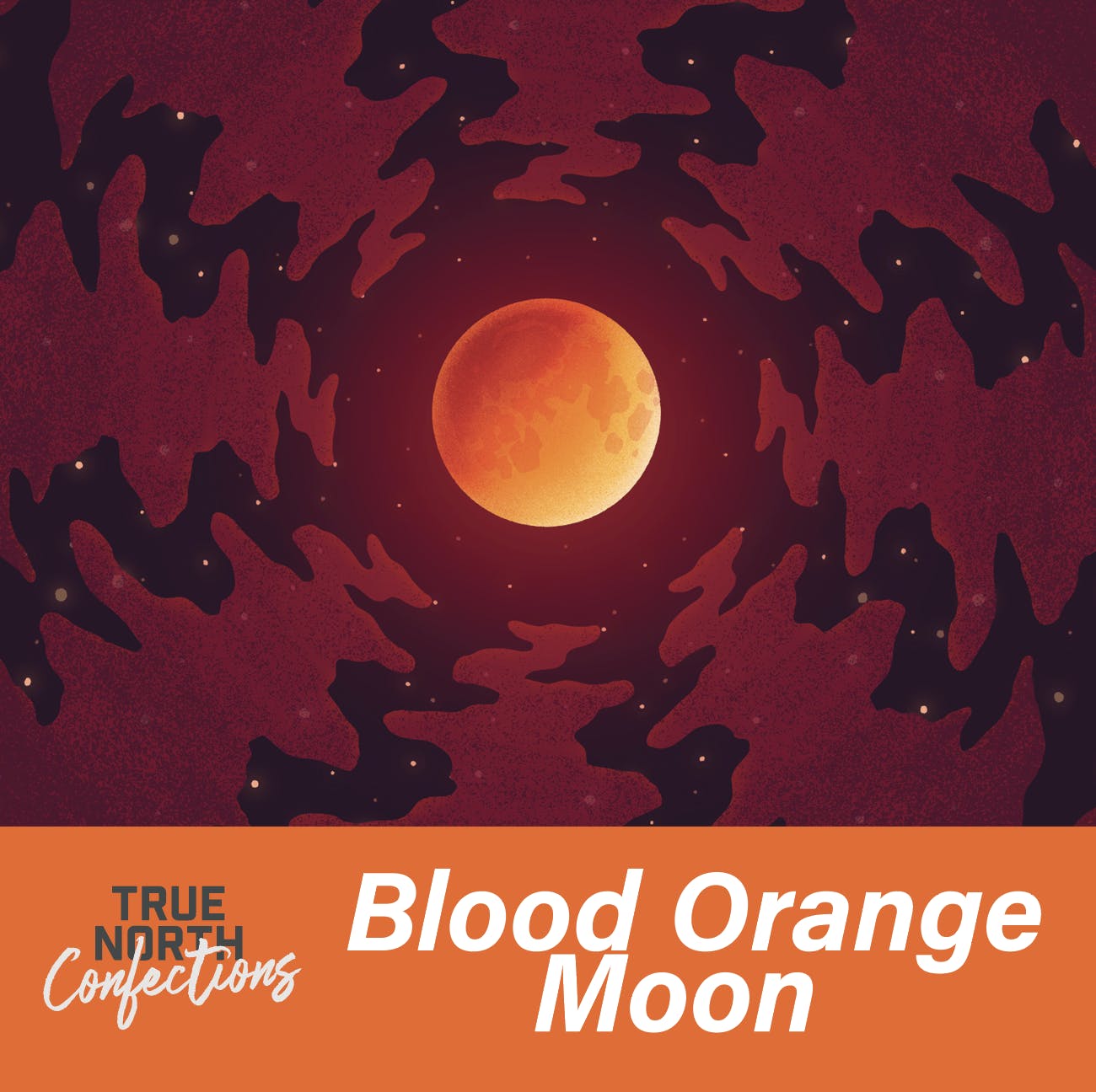 Photograph of product: Blood Orange Moon 2x50mg TH-oui Gummies