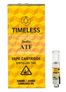 Photograph of product: Timeless - ATF .5g Vape Cart