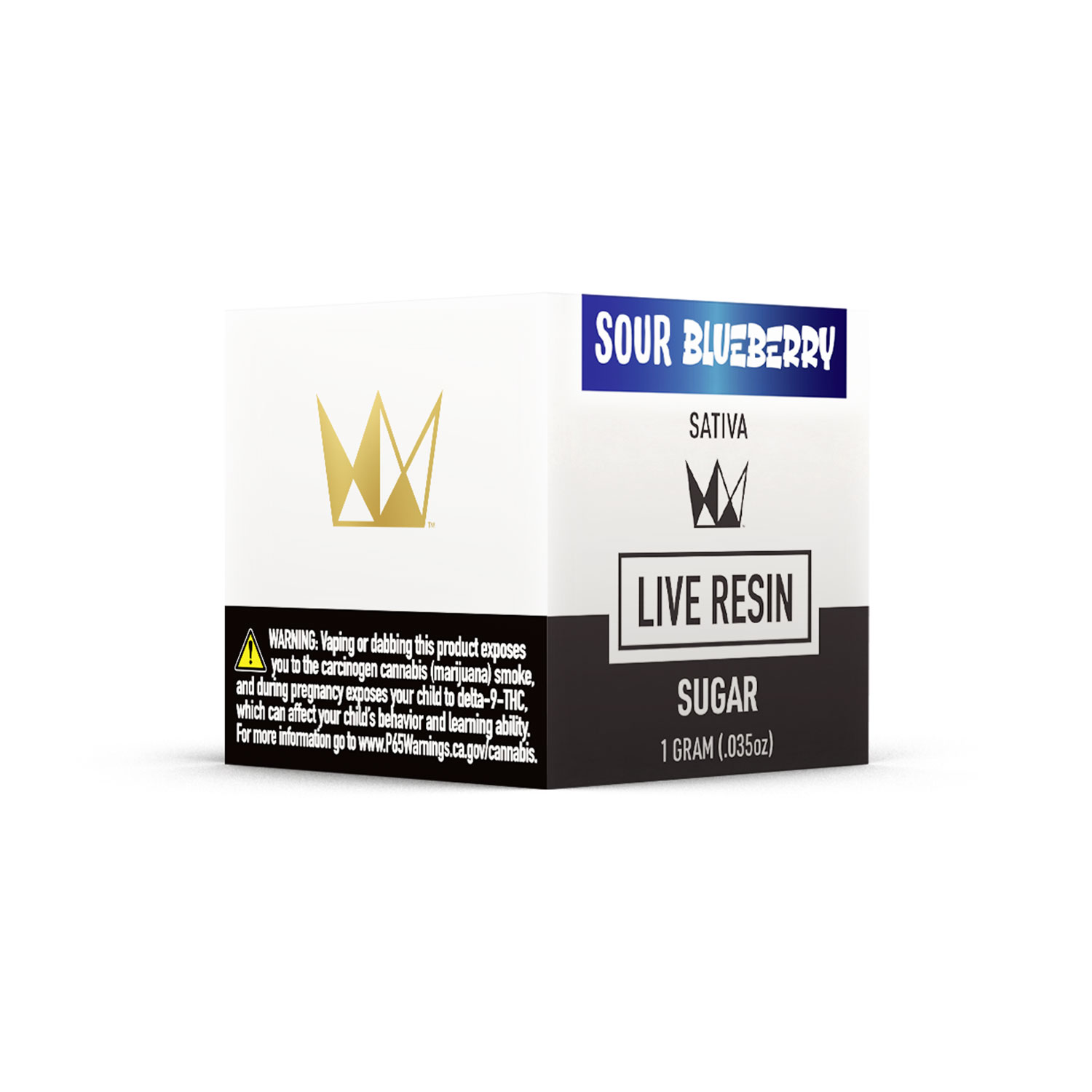 Photograph of product: Sour Blueberry (Oui'd) Live Resin Sugar