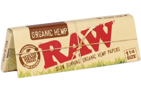 Photograph of product: RAW | 1.25 Organic Hemp Rolling Paper - 50Pc