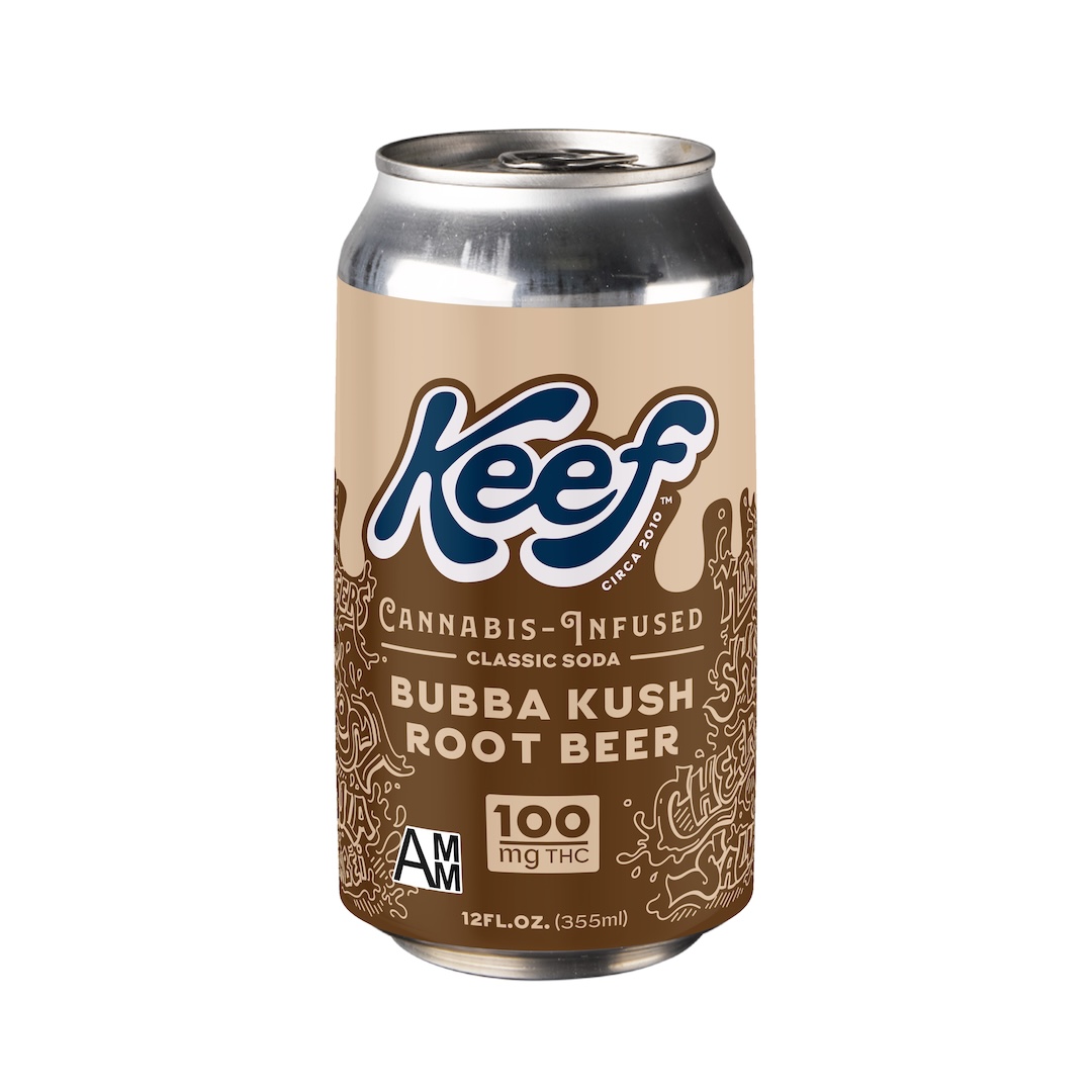 Photograph of product: Keef - Edible - Beverage - Bubba Kush Root Beer - Hybrid - 100MG